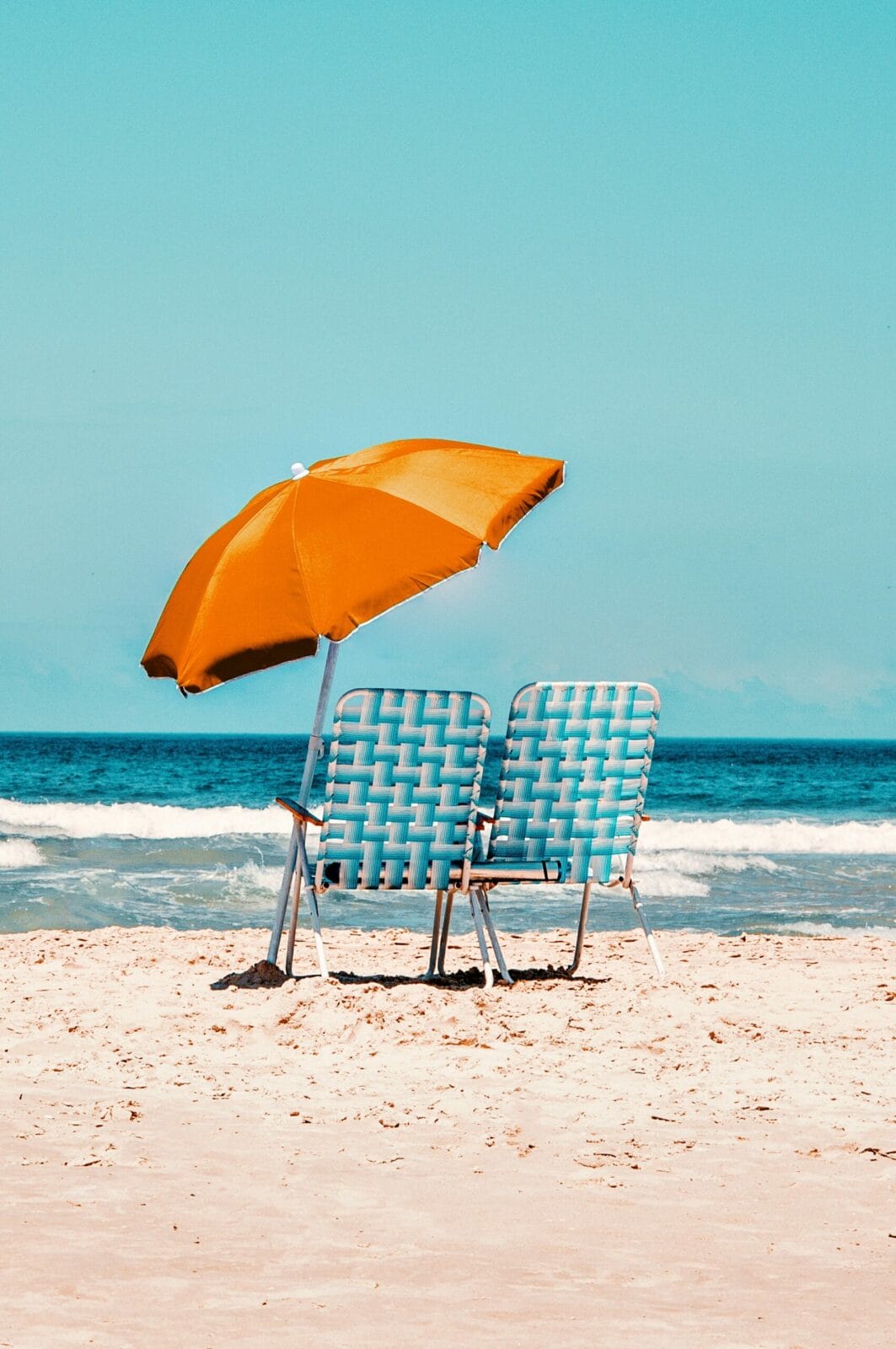 Beach chair - sun exposure premature aging